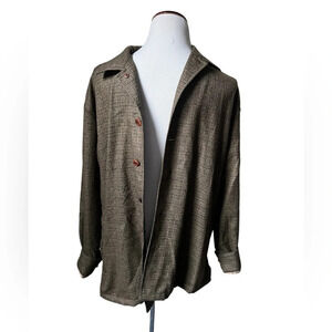 NWT C Joseph NYC Plaid Shirt Jacket, size s